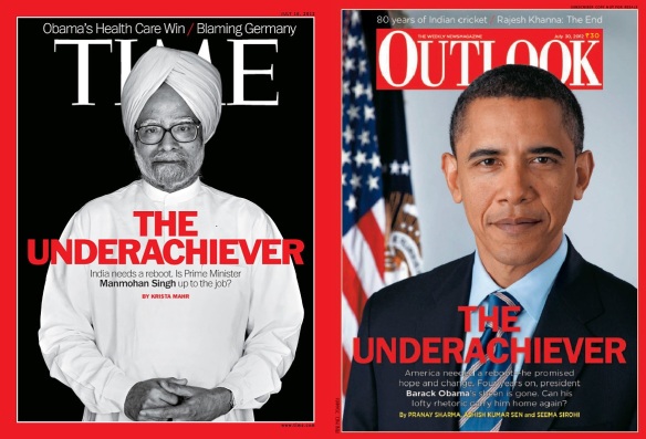 Singh and Obama.